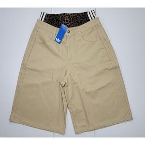 Adidas Originals Women 14 Firebird Utility Jort Short Khaki JX8762 Leopard New